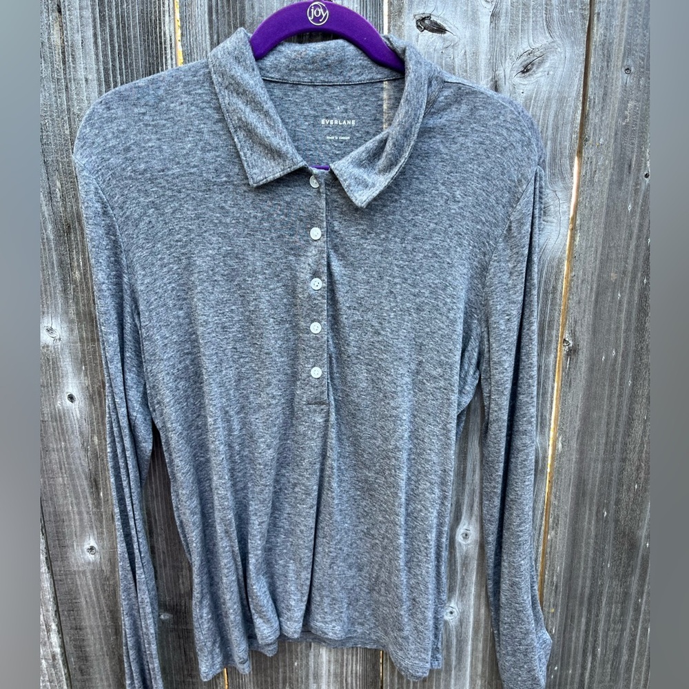 Everlane Long Sleeve Polo